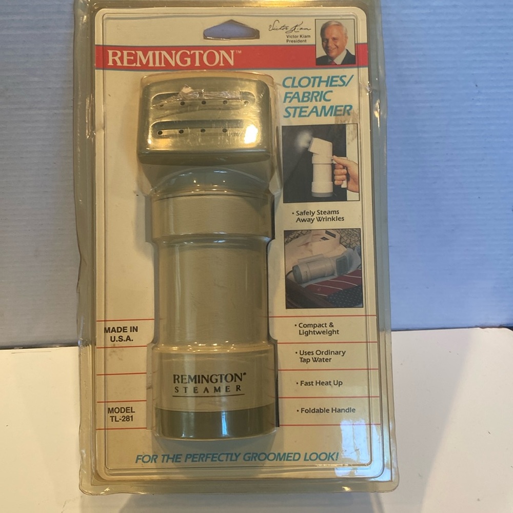 NIP & Vintage 1989 Remington Clothes Fabric Steamer